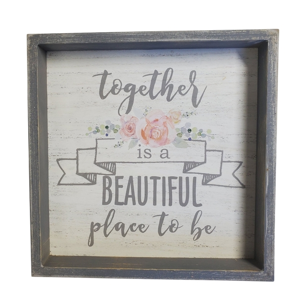 Love Story Decorative Wall Art Set with Inspirational Quotes New - Picture 2 of 12